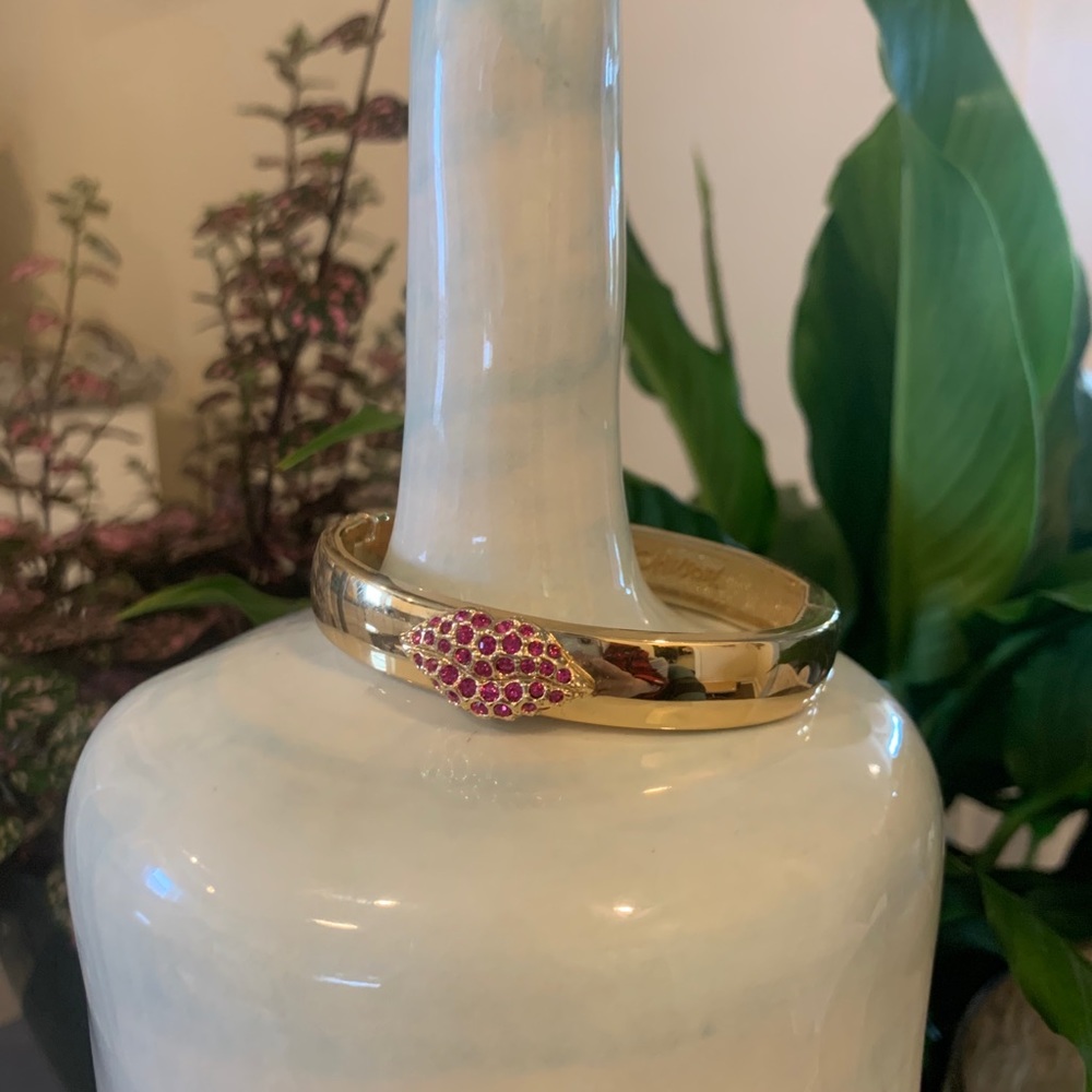 Gold Betsy Johnson bracelet